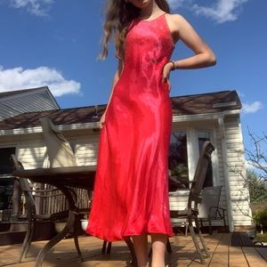 Perfect Barbie Dress. Incredible hot pink vintage iridescent dress